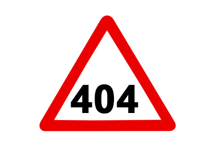 Error 404 - page not found